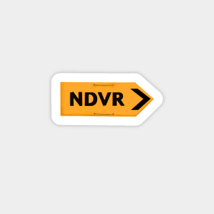 NDVR Filming Location Sign Sticker